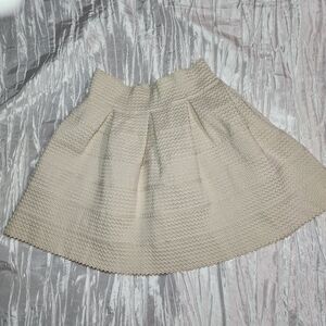 Varga Elegant Cream Textured Women's Skirt